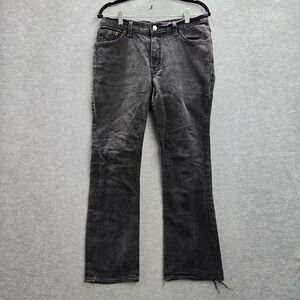 VINTAGE Levi's 517 Women Jeans 11 S Black Denim Bootcut Button 27" 90s Y2K USA